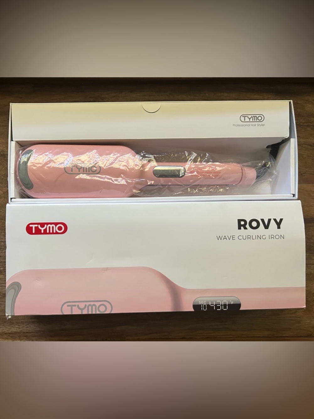TYMO ROVY Wave Curling Iron -Pink - Picture 3 of 7